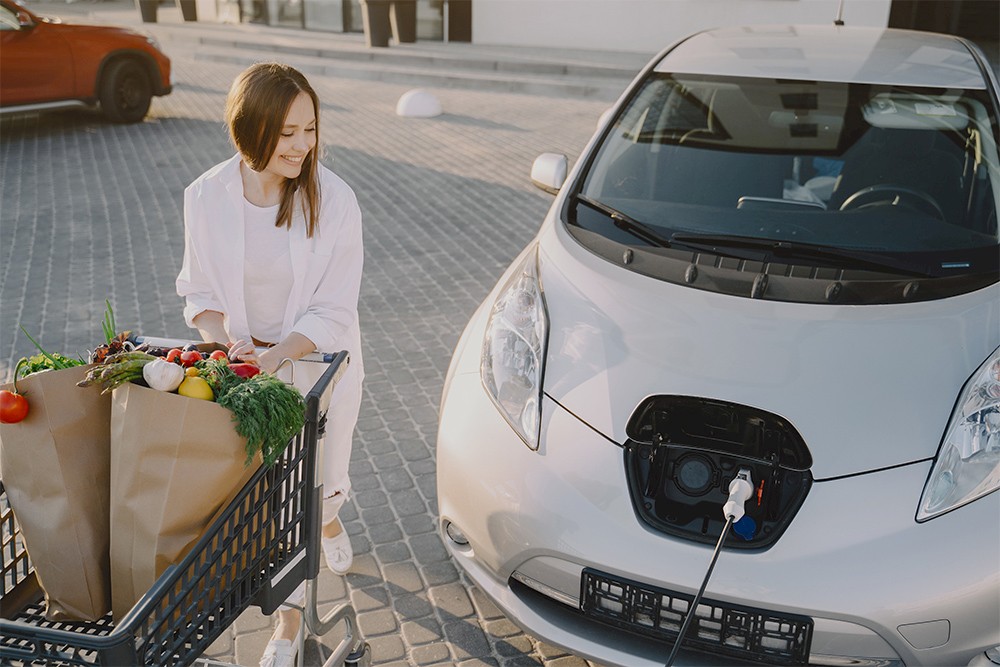 EV points for public car charging